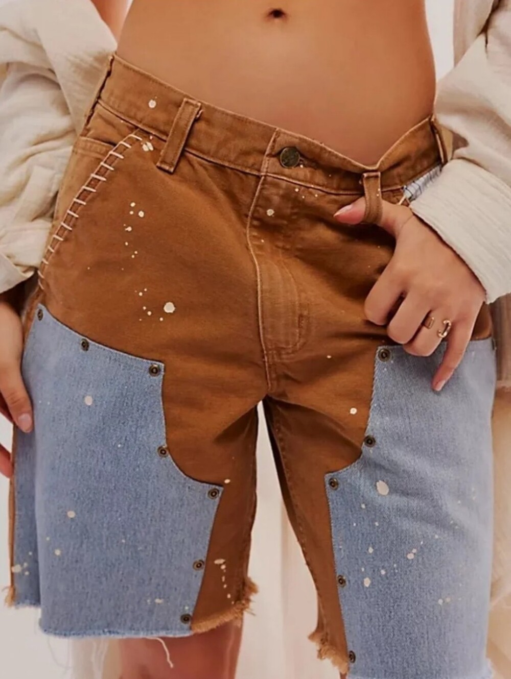 Free People X Tricia Fix Carhartt Shorts